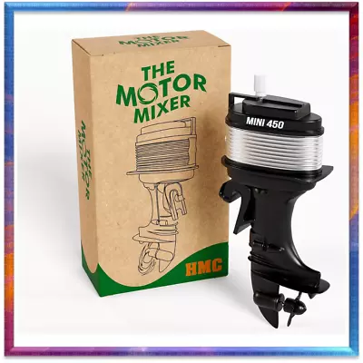 The Motor Mixer By HMC - Novelty Boat Motor Coffee Mixer Wind-Up Outboard Mini B • $20.39