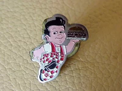 VTG 1969-1980 Bob's Big Boy Restaurant Employee Enamel Pin - Logo Tie Tack • $12.88