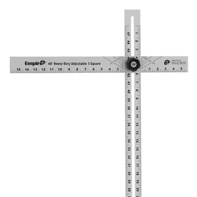 T Square Ruler 48  Adjustable Head Heavy Duty Drywall Carpeting Tool Measurment • $40.71