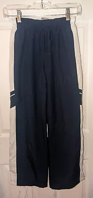 Nike Sportswear 24  X 27  Fleece Lined Track Pants Navy Blue / White Size L • $15.59