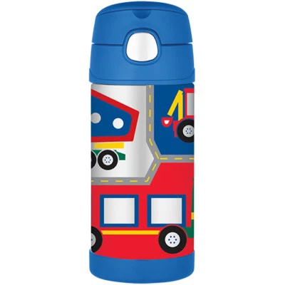 $24.95 • Buy THERMOS Funtainer 355ml Vacuum Insulated Beverage Bottle Construction Vehicles!