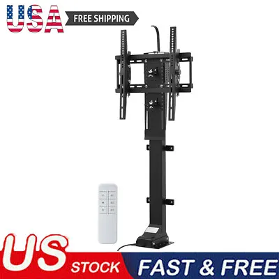 Motorized TV Lift 32-57 In Height Adjustable Wall Mount W/ Remote Control Home • $251.99