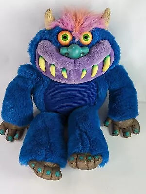 My Pet Monster 2001 Blue Plush Animal ToyMax Vintage No Cuffs Tested Works • $80