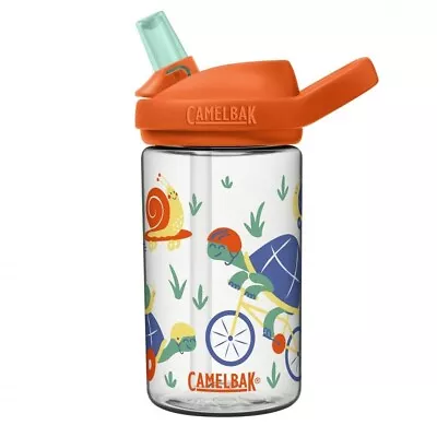 CAMELBAK EDDY+ KIDS 0.4L WATER BOTTLE - TORTOISE / TURTLE RACE Limited Edition • £18.99