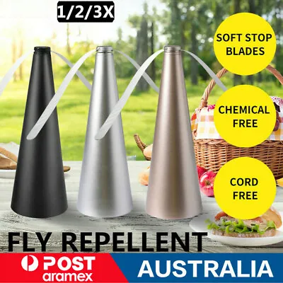 1-4x Automatic Fly Trap Repellent Fan Keep Flies Bugs Away Food Fruits Anti Pest • $5.74