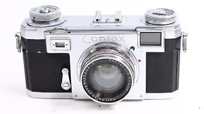 Zeiss Ikon Contax Iia Camera Colour Dial Camera Carl Zeiss Sonnar 5cm F2 Lens • $449.48