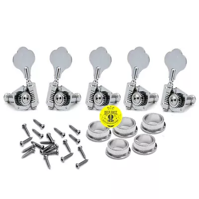 For Musicman Bass Guitar Tuners 5 Strings Tuning Pegs Machine Heads Set Of 1L4R • $25.99