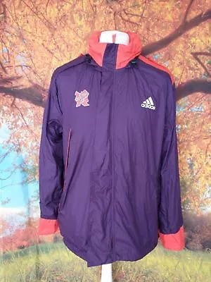 London 2012 Olympic Games Adidas Purple Gamesmaker Jacket. UK Men's Size XL • £27