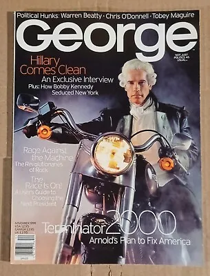 George Magazine November 1999 Arnold Schwarzenegger Rage Against The Machine • $25