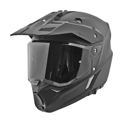 Speed & Strength SS2600 Matte Black Solid Speed Dual Sport Helmet Adult XL & 2XL • $59.99