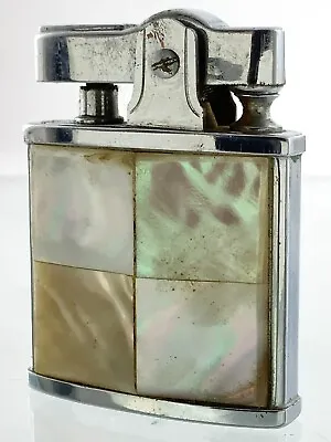 Vintage Mother Of Pearl Inlaid Lighter Auer Champion Missing Flint EE849 • $34.50
