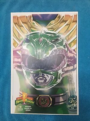 Mighty Morphin Power Rangers # 0 Green Rangers Helmet Variant NM Boom! 2016 • $90