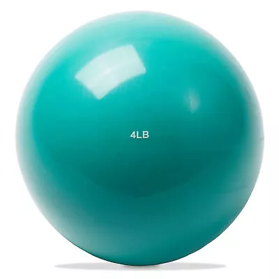 Toning Ball 4 LB Teal - Soft Weighted Mini Medicine Bal • $9.95