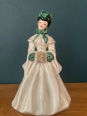 Vintage Elegant 1950's Florence Ceramics Hand Painted Lady Elaine Woman Figurine • $26