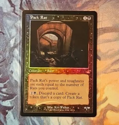 Pack Rat 455 Retro Frame Foil Ravnica Remastered RVR MTG Magic Pack Fresh • $4.50