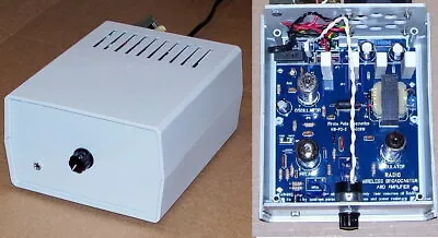 $144 • Buy DELUXE Knight WIRELESS BROADCASTER Vintage Vacuum Tube AM Radio Transmitter Kit