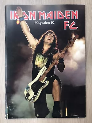 Iron Maiden Fan Club Magazine #91 Includes A3 Poster • $19.99