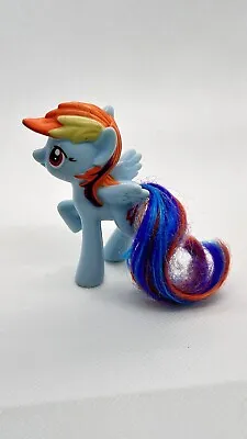 My Little Pony Rainbow Dash Hasbro McDonalds Brushable Figure 2011 • $4