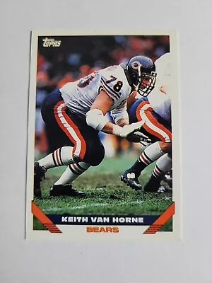 1993 Topps Football #657 Keith Van Horne • $1.75