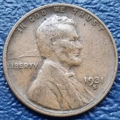1931 S Wheat Cent Lincoln Penny 1c Circulated Details #70883 • $79.99