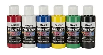 £53.53 • Buy Createx Airbrush CRE02520 Colors Opaque AB Airbrush Color Set