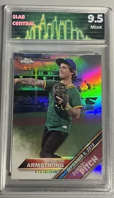 2016 Topps Chrome Billy Joe Armstrong Green Day  Refractor Graded 9.5 • $25