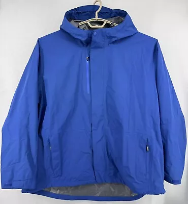 Lands End Outfitters 5XL Sealed Seams Hood Rain Coat Jacket Waterproof Zip NWOT • $39.99