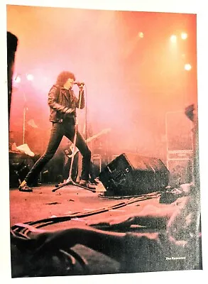 $12.99 • Buy The Ramones / Joey Ramone Live / Magazine Full Page Pinup Poster Clipping
