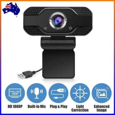 $17.28 • Buy Full HD 1080P Gaming Webcam USB For PC Desktop Laptop Web Camera With Microphone