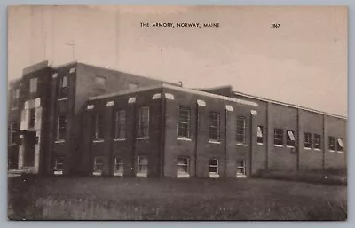 The Armory Norway Maine Postcard • $4.99