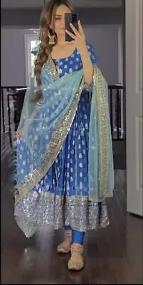 Salwar Kameez Pakistani Indian Suit New Wedding Gown Party Wear Dress Bollywood • $49.46