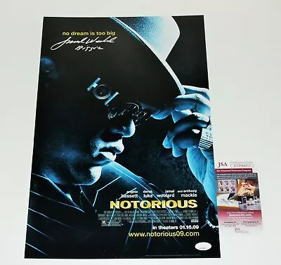 JAMAL WOOLARD SIGNED 'NOTORIOUS' 12x18 MOVIE POSTER JSA COA B.I.G. BIGGIE SMALLS • $138.24