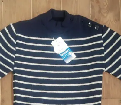 Quimper Jumper By SAINT JAMES - 100% Wool Made In France Sailor Breton New • £55