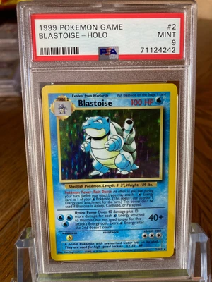 $105.50 • Buy Pokemon Base Set # 2/102  Blastoise  Holographic Card PSA 9