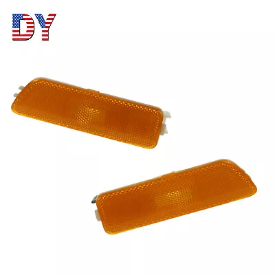 2X Amber Front Bumper Side Lamps For 1999 - 2005 VW Golf Jetta Cabrio   • $11.09