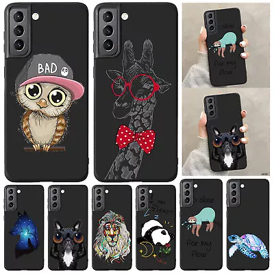 Animal Printed Silicone Phone Case Cover For Samsung Galaxy A54 A35 A15 A05S A25 • £5.75