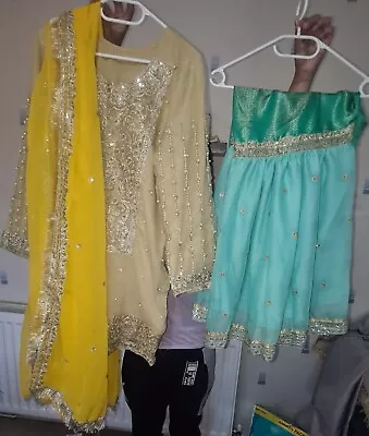 Asian Pakistani Indian Wedding/party Wear Dress • £45