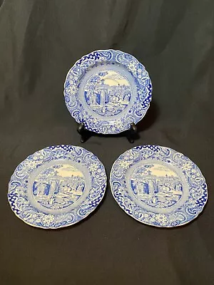 2 WR Midwinter England Landscape Blue 6  Plates & 1 6  Indented Saucer • $21