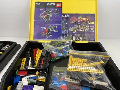 Black & Yellow Lego Technic Hard Plastic Storage Case W Removable Tray +Lego Set • $85