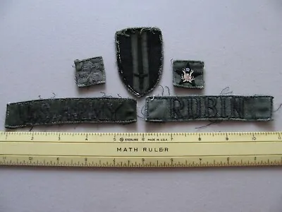 Vietnam Era Theater Made Us Army Viet Officer General Staff Name Army Patch Lot • $28.95