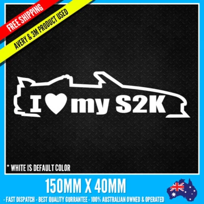 $4.95 • Buy I Love My S2K Car Bike Bumper EVO JDM DRIFT S2000 Sticker Vinyl Funny Window 