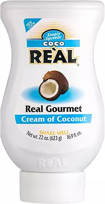 REAL Syrups Cream Of Coconut Syrup Great For Cocktails Cooking Baking And D • £8.94