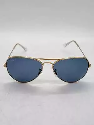 Ray-Ban RB3025 Aviator Classic Sunglasses In Gold And Blue UV Protection • $109