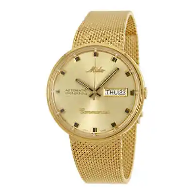 Mido Commander Automatic Yellow Gold Plated Unisex Watch M8429.3.22.13 • $617.79