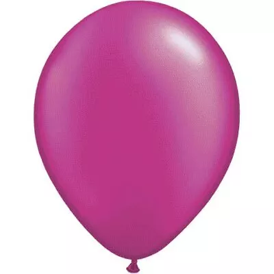 Qualatex 5  Pearlized Magenta Latex Balloons (100ct) • $14.49