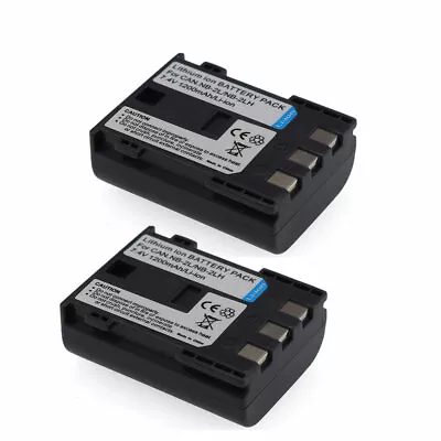 2 Battery For Canon EOS 350D 400D Digital Rebel XT XTi Kiss N NB-2L NB2LH BP-2LH • $22.50