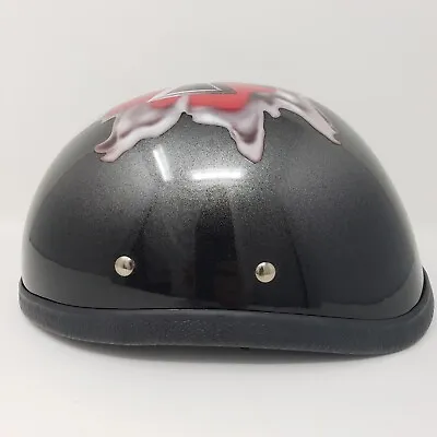 Daytona Helmets Novelty Skull Cap EAGLE- Iron Cross (Medium) • $66.58