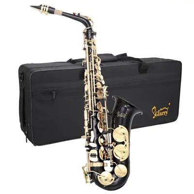 Glarry Professional Black Alto Saxophone E-Flat Sax Alto School Band With Case • $209.98