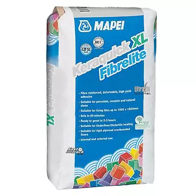 Mapei Keraquick XL Fibrelite Tile Adhesive 15kg • £45.10