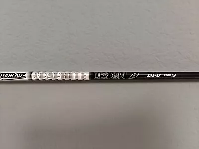 New Graphite Design Tour AD DI 6  S Stiff Black Driver Shaft Uncut • $219.99